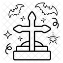 Grave Funeral Home Tombstone Icon