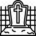 Cemetery Dead Grave Icon
