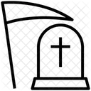 Halloween Scary Grave Icon