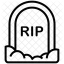 Halloween Scary Grave Icon