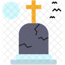 Grave Night View Grave Death Icon