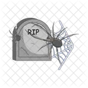 Grave with spider  Icon