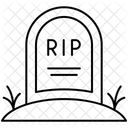 Grave Yard Death Die Icon