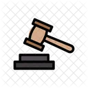 Law Court Hammer Icon