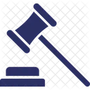 Gravel And Block Judge Hammer Judge Hammer Cartoon Icon
