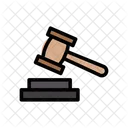 Law Court Hammer Icon