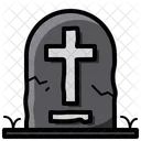 Gravestone Halloween Scary Icon