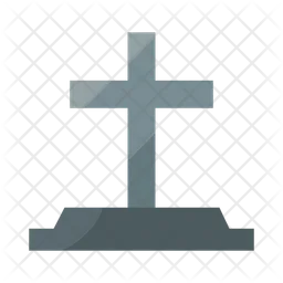 Gravestone cross  Icon