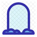 Gravestone Funeral Cemetery Icon