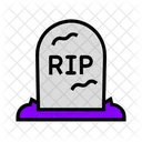 Gravestone Rip Cemetery Icon