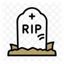 Gravestone Rip Cemetery Icon