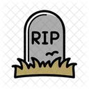 Gravestone Rip Cemetery Icon