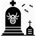Graveyard Stone Spooky Graveyard Gravestone Icon