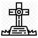 Gravestone Graveyard Funeral Home Icon