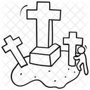 Gravestone Headstone Stone Icon