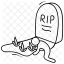 Gravestone Headstone Stone Icon