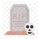 Scary Spooky Graveyard Icon
