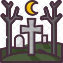 Cemetery Grave Graveyard Icon