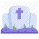 Graveyard Gravestone Halloween Icon