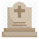 Graveyard Scary Tombstone Icon