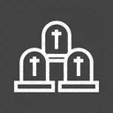 Graveyard Funeral Death Icon