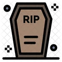Graveyard Rip Tombstone Icon