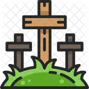 Graveyard Burial Hill Icon