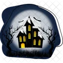 Graveyard haunted house icon  Icon