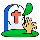 Graveyard Grave Burial Icon