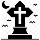 Graveyard Spooky Graveyard Gravestone Icon