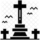 Graveyard Spooky Graveyard Gravestone Icon