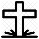 Graveyard Funeral Home Tombstone Icon