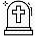 Graveyard Funeral Home Tombstone Icon
