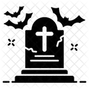 Graveyard Gravestone Funeral Home Icon