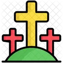 Graveyard Grave Halloween Icon