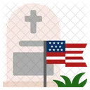 Memorial Day Military America Icon