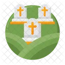 Graveyard Grave Cemetery Icon