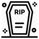 Graveyard Rip Tombstone Icon