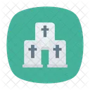 Graveyard Casket Cemetry Icon