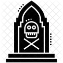 Graveyard Stone Spooky Graveyard Gravestone Icon