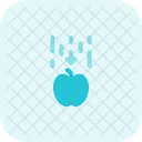 Gravitación de la manzana hacia abajo  Icono