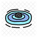 Gravity Waves Space Icon