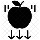 Gravity Physics Falling Force Icon