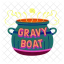 Gravy Boat Cooking Pot Icon