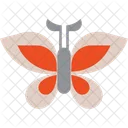 Gray Butterfly Butterfly Insect Icon