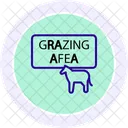 Grazing Area Sign Grazing Area Icon