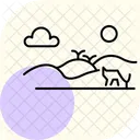 Grazing Field Grazing Field Icon