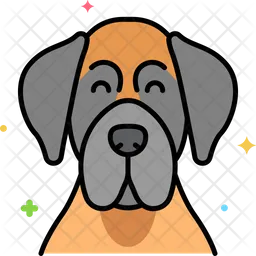 Great Dane dog  Icon