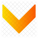 Greater Down Arrow  Icon