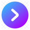 Greater Than Circle Icon